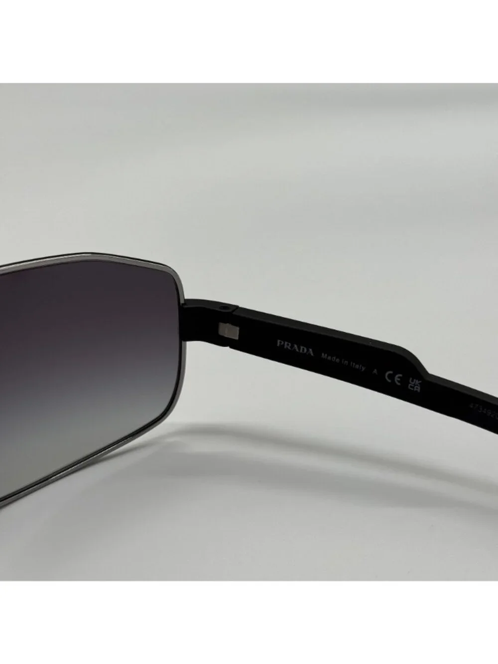 Prada Linea Rossa PS54YS 5AV09U Men Black Gray Sport Sunglasses Authentic NEW